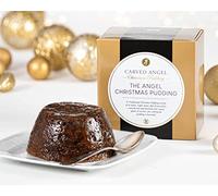 The Carved Angel - The ‘Angel’ Traditional Christmas Pudding with Nuts (Vegan) - 908g, Serves 8-9, Plastic Basin