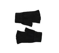 The Cashmere Choice Lomond Lambswool - Ladies Fingerless Gloves - Iona (Black)