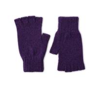 The Cashmere Choice Lomond Lambswool - Ladies Fingerless Gloves - Iona (Purple)