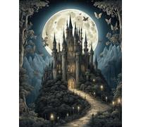 The Castle - A Gothic Fairy Tale Notebook / Journal: Matte cover, 110 lined pages, 7.5" x 9.25"