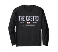 The Castro District San Francisco California Field Long Sleeve T-Shirt