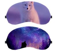 the Cat Beneath the Night Sky 2-Pack Light-Blocking Soft Breathable Eye Masks Sleep Mask Eye Patch