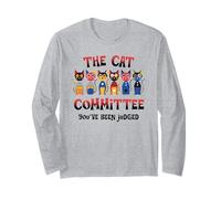 The Cat Committee Funny Cat-Lover Humor Long Sleeve T-Shirt