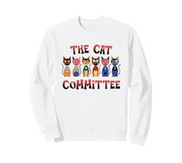 The Cat Committee Funny Cat Lover Humor Sweatshirt
