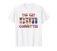 The Cat Committee Funny Cat Lover Humor T-Shirt