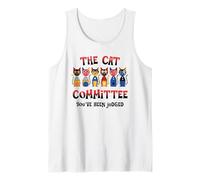 The Cat Committee Funny Cat-Lover Humor Tank Top