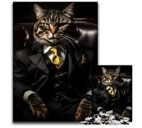 The Cat Elegant 1000 Piece Puzzle Jigsaw Puzzles for Teenagers Family Game Night BrainChallenging Gift Idea 1000 PCS(75x50cm)