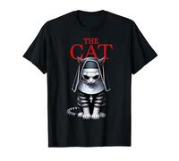 The Cat Horror Cat Halloween Scary Funny T-Shirt