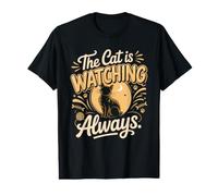 The Cat is Watching Always Japanese Bobtail Lover Value Graphic T-Shirt