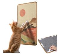 The Cat Ladies Scratching Poster - Wall Scratcher Pads - Scratch Mat Art Print for Indoor Cats - Furniture, Couch, and Carpet Protector - Wall Mounted or Floor Sisal Scratchers