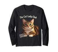 The Cat Lady Club Cozy Tabby Long Sleeve T-Shirt