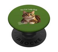 The Cat Lady Club Cozy Tabby PopSockets Adhesive PopGrip