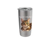 The Cat Lady Club Cozy Tabby Stainless Steel Insulated Tumbler