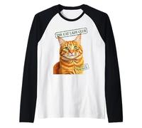 The Cat Lady Club Official Member Raglan Baseball Tee