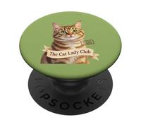 The Cat Lady Club Proud Tabby Member PopSockets Adhesive PopGrip