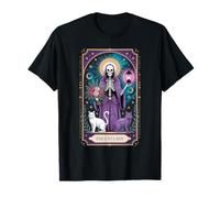 The Cat Lady Tarot Card Cat Lover Mom Gothic Funny Gift T-Shirt
