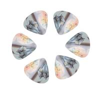 The Cat Looks in the Mirror 12 Pack Guitar Picks Plectrums with Organizer Storage Box, Guitar Picks for Bass Electric Acoustic Guitars Ukulele