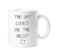 The Cat Loves Me The Best Mug 60 SECOND MAKEOVER White One Size