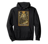 The Cat Servant Funny Lady Feline Lover Owner Humor Pet Pullover Hoodie