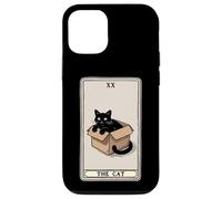 The Cat Tarot Card Cat In Box Mystic Funny Cat Case for iPhone 12/12 Pro