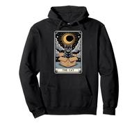 The Cat Tarot Card Cat In Box Mystic Funny Cat Pullover Hoodie