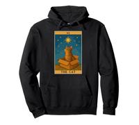 The Cat Tarot Card Mystic Cat In Box Funny Cat Pullover Hoodie