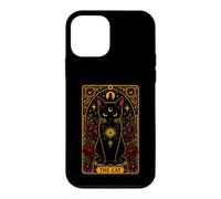 The Cat Tarot Gothic Occult Rose Skulls Moon Women Girls Case for iPhone 12 mini