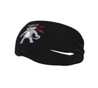 The Cat That is Ready to Fight Headbands Men Women Non Slip Wicking Sports Sweatband for Gym Basketball Yoga Hairbands