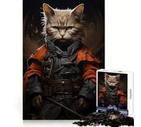 The Cat The Warrior 1000 Teenager Pieces Jigsaw Puzzle Mind Exercise Toy Bonding Time Precision Cut Art Collection Piece (38x52cm)