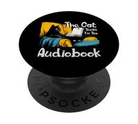 The cat thinks I'm the audiobook PopSockets Adhesive PopGrip
