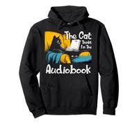 The cat thinks I'm the audiobook Pullover Hoodie