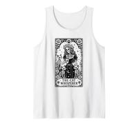 The Cat Whisperer Tarot Card Skeleton Tank Top