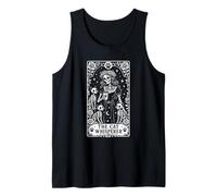 The Cat Whisperer Tarot Card Skeleton Tank Top