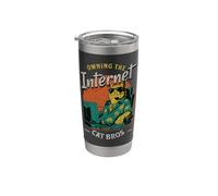 The Cat Who Owned the Internet Stainless Steel Insulated Tumbler