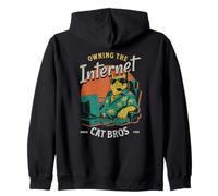 The Cat Who Owned the Internet Zip Hoodie