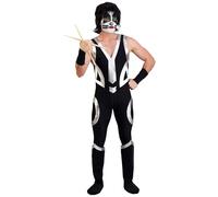 The Catman KISS Fancy Dress Costume Medium Black