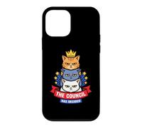 The Cats Council Has Decided Funny Stacked Cat Meme Kitten Case for iPhone 12 mini