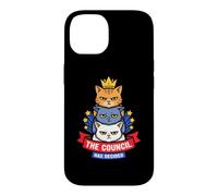 The Cats Council Has Decided Funny Stacked Cat Meme Kitten Case for iPhone 14