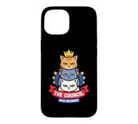 The Cats Council Has Decided Funny Stacked Cat Meme Kitten Case for iPhone 15