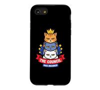The Cats Council Has Decided Funny Stacked Cat Meme Kitten Case for iPhone SE (2020) / 7/8