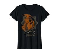 The Cat's Pajamas Value Graphic T-Shirt, Women, Black, L