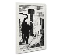 The Cats Rendezvous Vol.2 By Edouard Manet Canvas Print | Gallery Wrapped 30mm Frame Wall Art | 30x20 inches | Ready to Hang | Classic Animal Picture | Living Room Bedroom Lounge Office