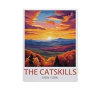 The Catskill New York，Jigsaw Puzzles Puzzles for Adults Kids. 1000 Piece Impossible Challenge Toy Educational Game Home Decoration for Adults& Kids Age 14 Years Up 1000pcs（38x26cm）-V30