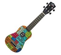 THE CAVERN CLUB CVUK5 Acoustic Ukulele - Cavern Wall, Orange,Patterned,Red,Green,Blue