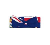 the Cayman Islands Flag Print Baby Girl Headbands, Soft, Stretchy, Cute Infant Bows Hair Accessory for 0-6 Months