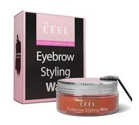The Ceel Eyebrow Gel, Transparent and Long-Lasting, Eyebrow Gel for Shaping the Brows, Nourishes the Eyebrows with Castor Oil, Vitamin E, Brush Included, 50 ml