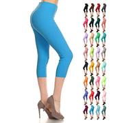 The Celebrity Fashion Cropped Leggings for Women 3/4 Length Capri Trousers Plus Size Classic 3/4 Pants