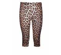 The Celebrity Fashion Ladies Girls Quality Jersey Soft Stretch Plain 3/4 Under Knee Crop Leggings