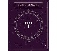 The Celestial Book - Aries | 7.5" × 9.25" | 120 Lined Pages: Minimalist Plum Aries Zodiac Notebook - 120 Lined Pages, B&W Interior, Matte Cover in Plum