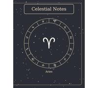 The Celestial Book - Aries (Slate) | 7.5" × 9.25" | 120 Lined Pages: Elegant Slate Aries Zodiac Notebook - 120 Lined Pages, Premium B&W Interior, Matte Cover